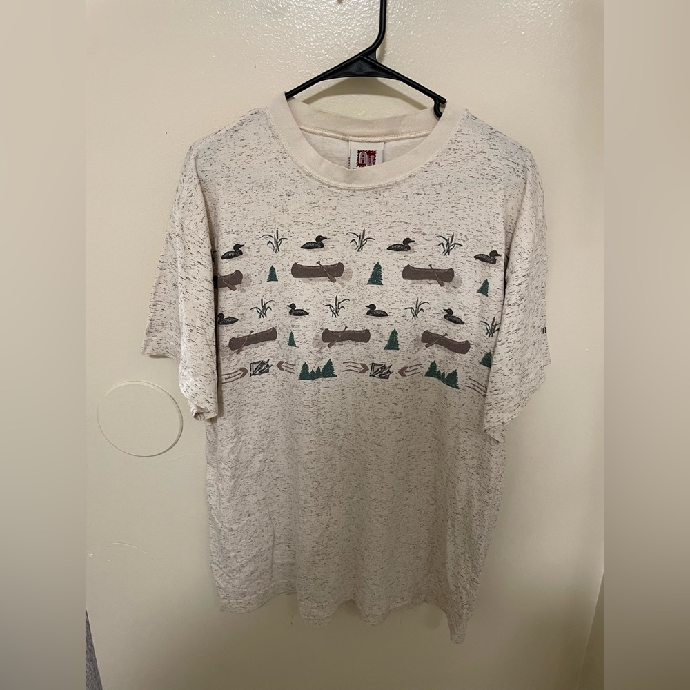 ✨ Vintage Mallard Duck Printed Unisex Shirt Size XL